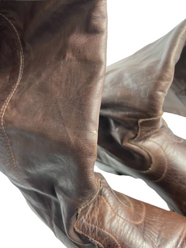 John B. Stetson Western Boots Women 9.5M Shoes Brown Leather Cowboy Rodeo - Picture 12 of 12