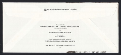 EARL WEAVER & JIM BUNNING SIGNED HOF 1996 Induction Day Cachet Orioles Phillies - Picture 2 of 3