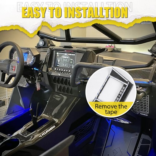 REAL CARBON FIBER Ride Command Surround For POLARIS RZR PRO XP / PRO R 2020-UP - Bild 4 von 24