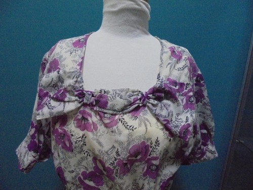 Original Vintage dress 1950/60's - sz 12 -14 - Picture 4 of 5