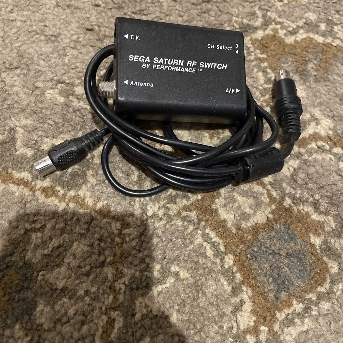 Sega Saturn RF Switch By Performance Model No.p.-045 | eBay