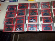 WOW 41 Different BUD LIGHT 12 ounce BEER BOTTLE LABELS Anheuser Busch Budweiser
