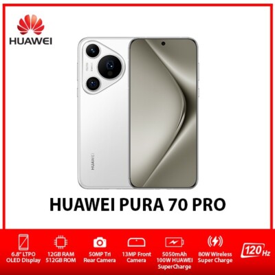 Huawei Pura 70 Pro Dual SIM Unlocked Android Mobile Phone AU Huawei Pura 70 Pro Dual SIM Unlocked Android Mobile Phone AU