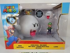 Nintendo Super Mario - King Boo and Luigi Action Figure Toys - Glow in the Dark