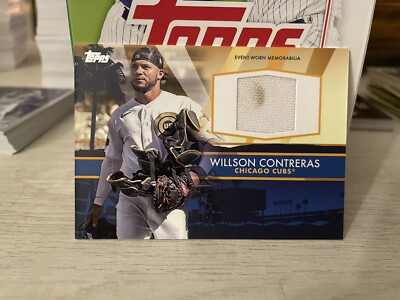 WILLSON CONTRERAS 2022 TOPPS UPDATE ALL-STAR GAME DIRT STAINED JERSEY  CUBS
