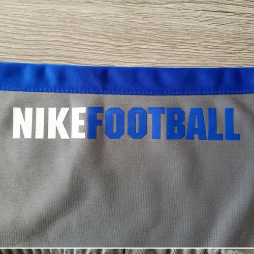 NWT Nike logo football blue & grey tracksuit jacket pants set size 24 Month - Picture 9 of 10