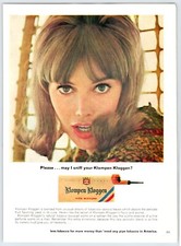 1965 BEAUTIFUL YOUNG WOMAN KLOMPEN KLOGGEN Vtg 8"X11" Magazine Ad 1960's SYB2