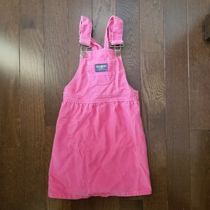 pink corduroy jumper dress