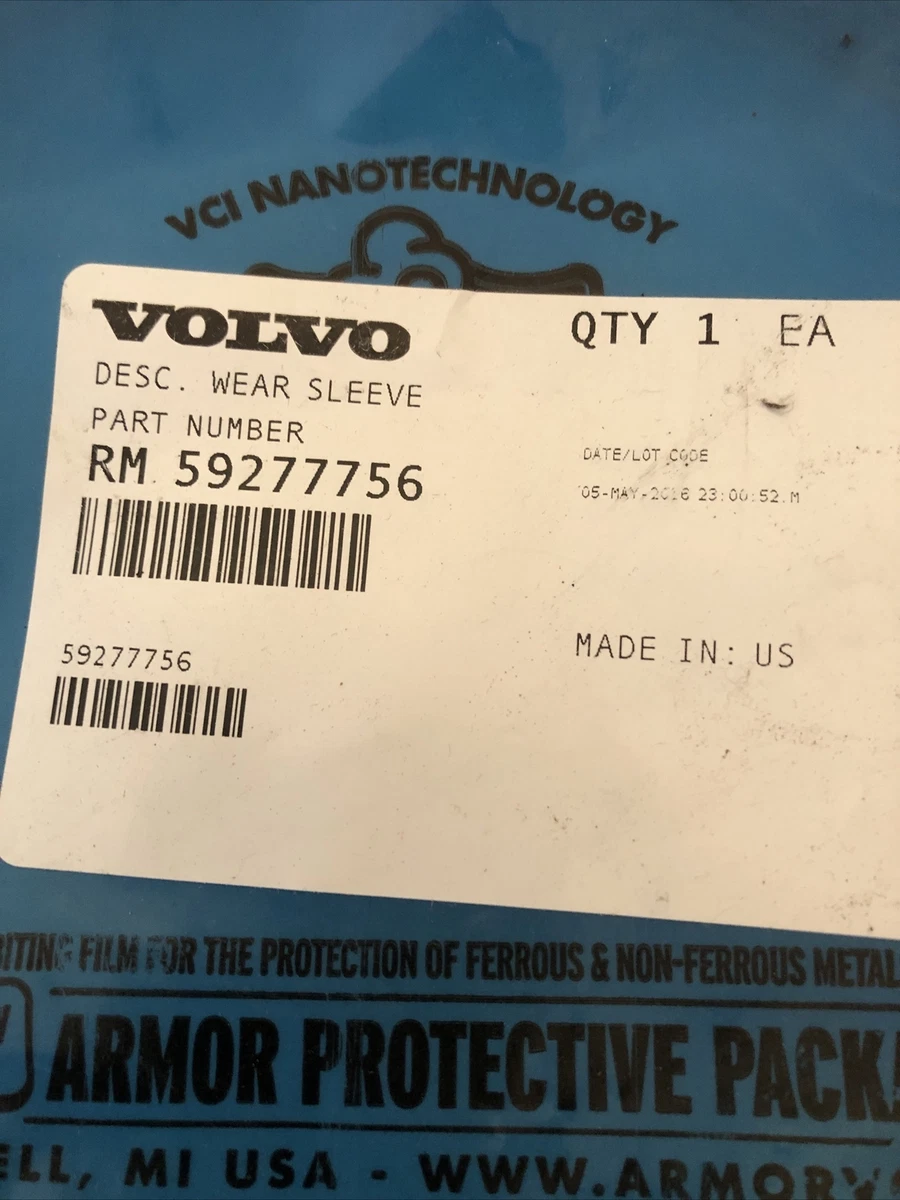 GENUINE VOLVO HEAVY EQUIPMENT WEAR SLEEVE RM 59277756 NEW OEM | eBay