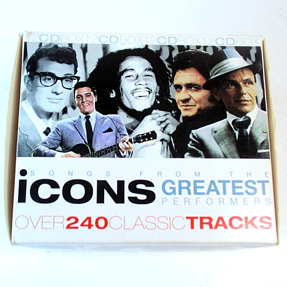 Icons: Songs from the Greatest Performers (12-Disc CD Boxset, 2006 Prism) - Image 2 of 4