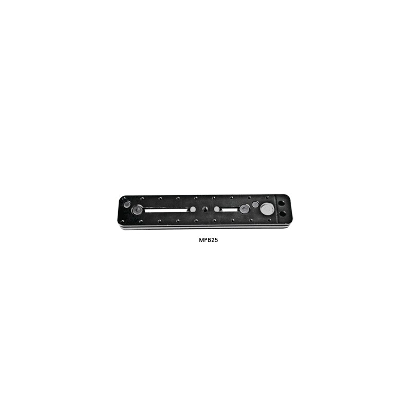 Benro MPB25 Plateau de fixation rapide en aluminium noir pour trepied