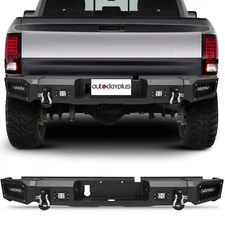 NEW - Complete Steel Rear Bumper Assembly For Dodge Ram 1500 2013 2014 -2018