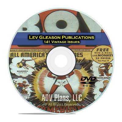 Lev Gleason, Boy Comics, Jim Dandy, Lovers, Golden Age Comics DVD