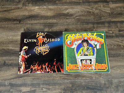 Elvin Bishop-  Lot Of 2 LP's/Records-Raisin' Hell/ Juke Joint Jump