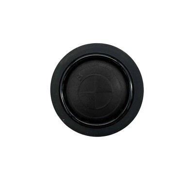 BMW Steering Wheel Embossed Leather Horn Push Button for MOMO, Sparco, OMP
