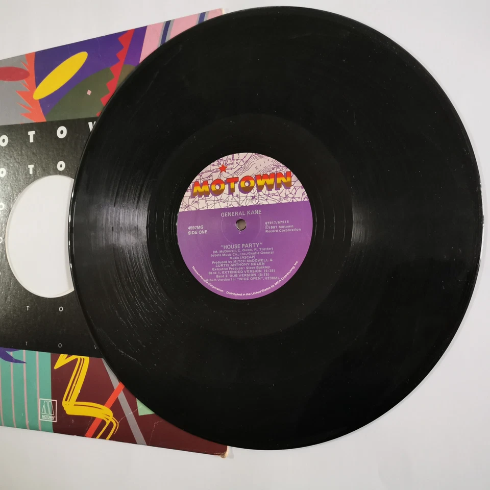 General Kane – House Party - Motown - Vinyl, 12 ", 33 ⅓ RPM - US - 1987 - Bild 4 von 4