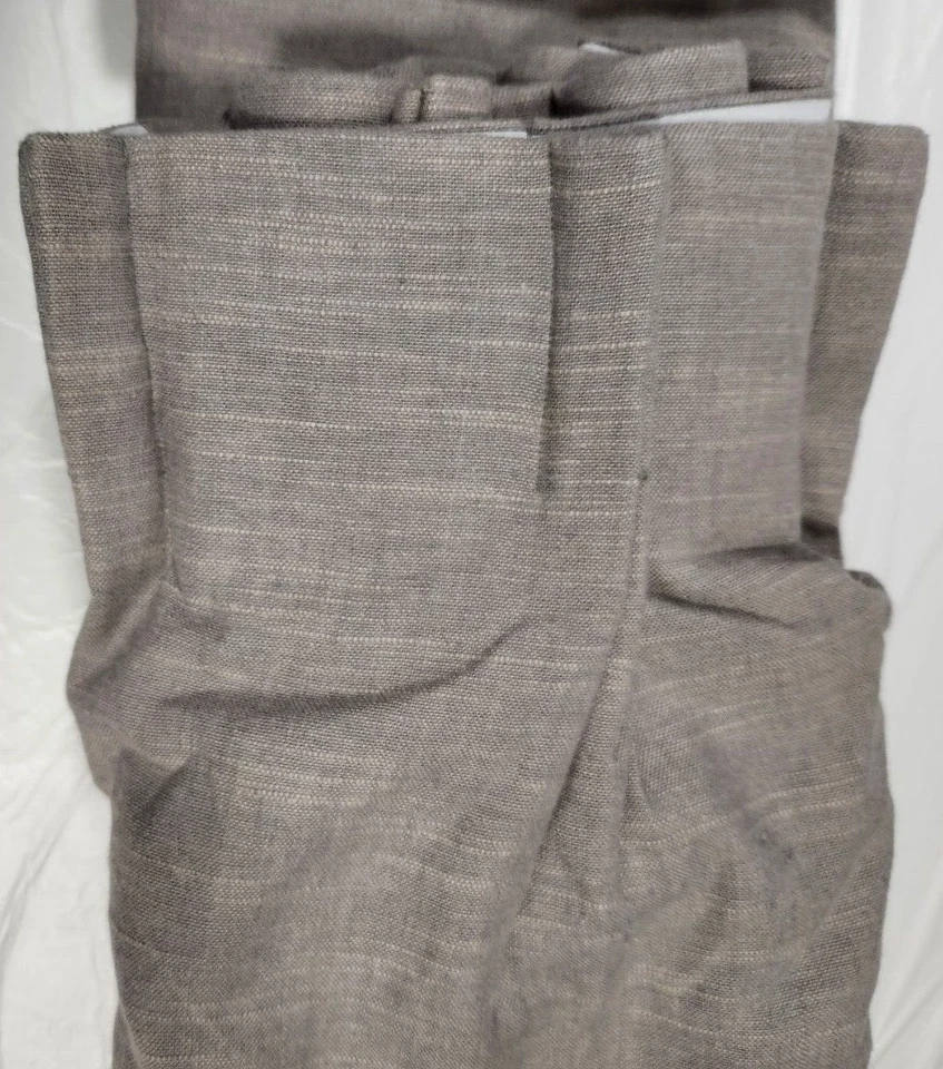 Pottery Barn Pole Top Emery Pinch Pleat 1-Curtain Blackout Lining 96"x106" Gray - Image 4 of 4