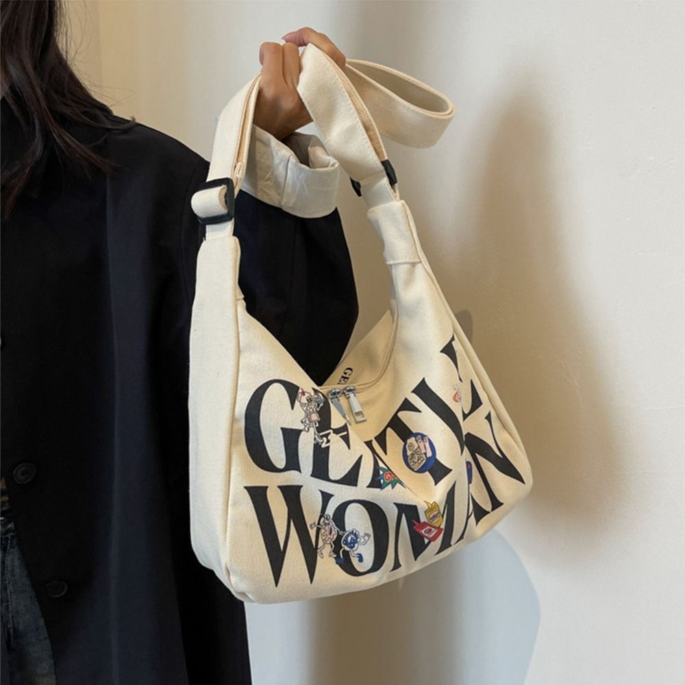 Large Capacity Outing Handbags Canvas Shoulder Bag Portable Large Capacity Outing Handbags Canvas Shoulder Bag Portable