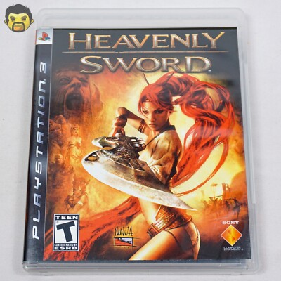 Heavenly Sword PS3 CIB Sony PlayStation 3 2007 Complete w/ Manual & Ad Insert C