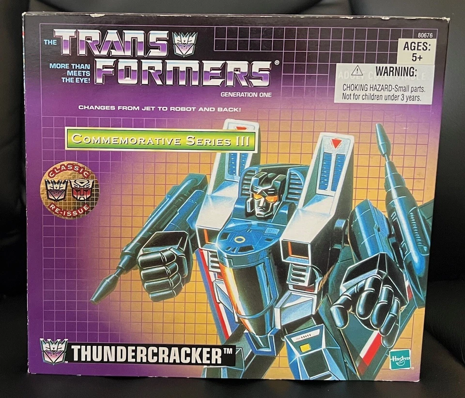 Transformers G1 Reissue Commemorative Series III Thundercracker - Hasbro 2002 - Image 2 of 4