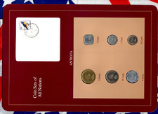 Coin Sets of All Nations Antigua E.C.1981-1995 UNC 10,5 cents 1994 Scarce 8OC97