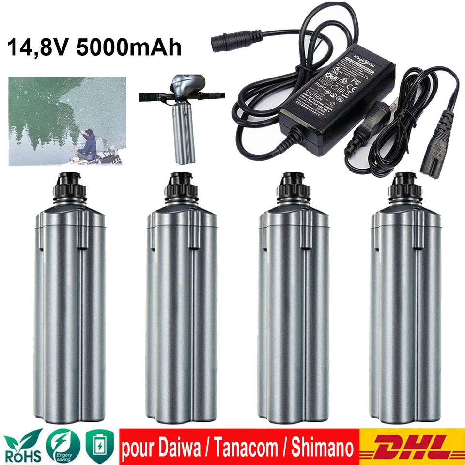 Daiwa Tanacom 750 500 1000 Shimano BM2300 BM2900 Electric Fishing Reel Battery - Photo 1/4