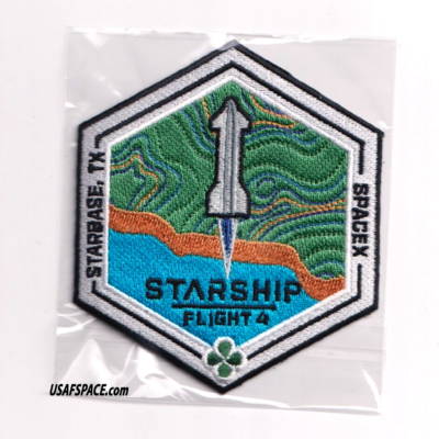 Authentic SPACEX STARSHIP TEST FLIGHT-4 SUPER HEAVY STARBASE, TX