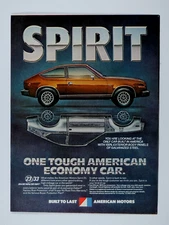 1980 AMC Sprit Vintage Original Print Ad 8.5 x 11"
