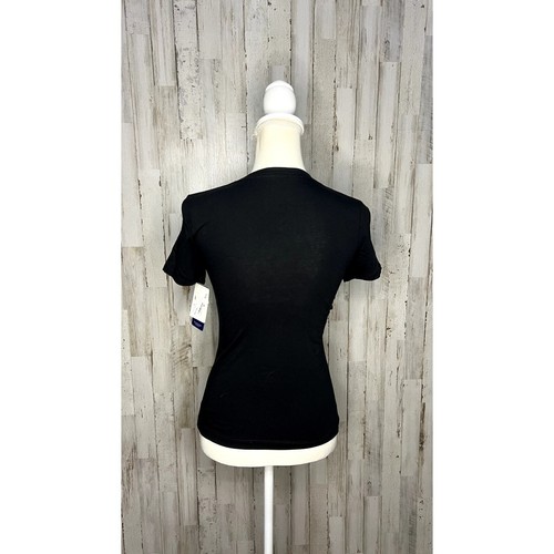 NWT D.C. United Youth Girl's V-Neck T-Shirt Black Size Larg Official MLS Product - Picture 3 of 5