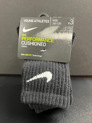 nike 3 pack performance socks junior
