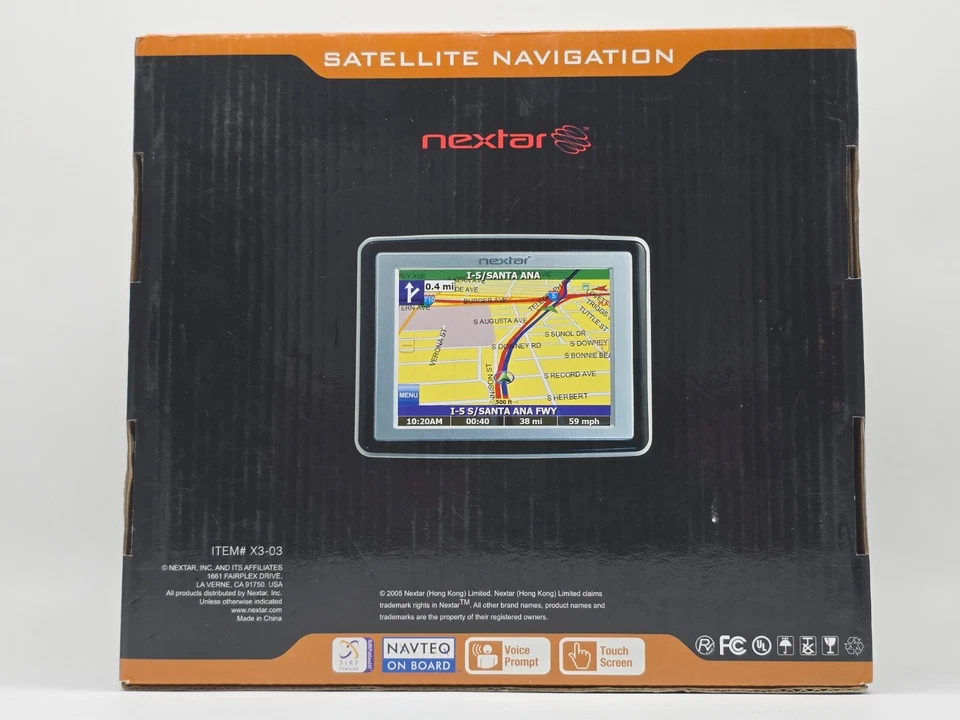 Nextar Satellite Navigation X3-03 w/ Case, Mount, and Power Supply Bundle! - Image 3 of 4