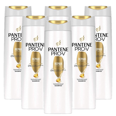 6 x Pantene Pro-V Repair & Care Shampoo Geschädigtes und Trockenes Haar je 300ml