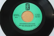 THE NORMAN BROTHERS God Got His Eyes On You 45 Rare Funk Black Gospel HEAR