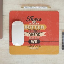 Mouse Pad - Motivational Quote Printed - Rubberized Non slippery or Custom it