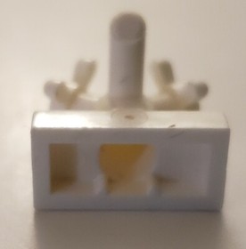 LEGO 4712 - Harry Potter - Faucet / Tap 1 x 2 with Dual Handles - White