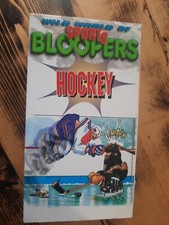 1996 WILD WORLD OF SPORTS BLOOPERS HOCKEY VHS TAPE