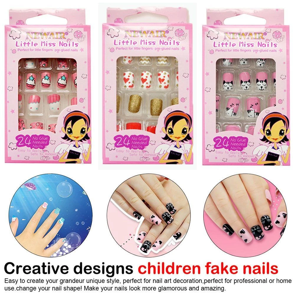 How to make fake nails for kids deals