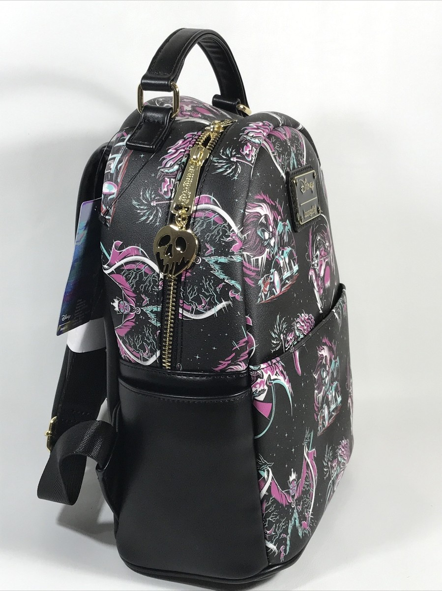 Loungefly Disney Villains Grunge Mini Backpack & Cardholder  display picture 2