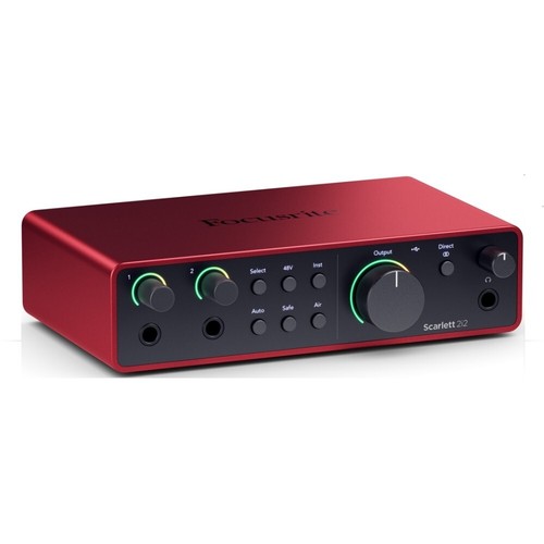FOCUSRITE SCARLETT 2i2 (4th Gen) 2x2 USB Audio Recording Interface with Software - Picture 4 of 7