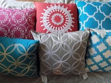 Decorative Throw Pillows Patterned  Home Decor Couch Sofa Bed NEW!