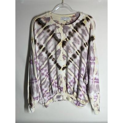 Young Fabulous & Broke YFB Dolman Sleeve Oversized Sweatshirt Tie Dye Medium 