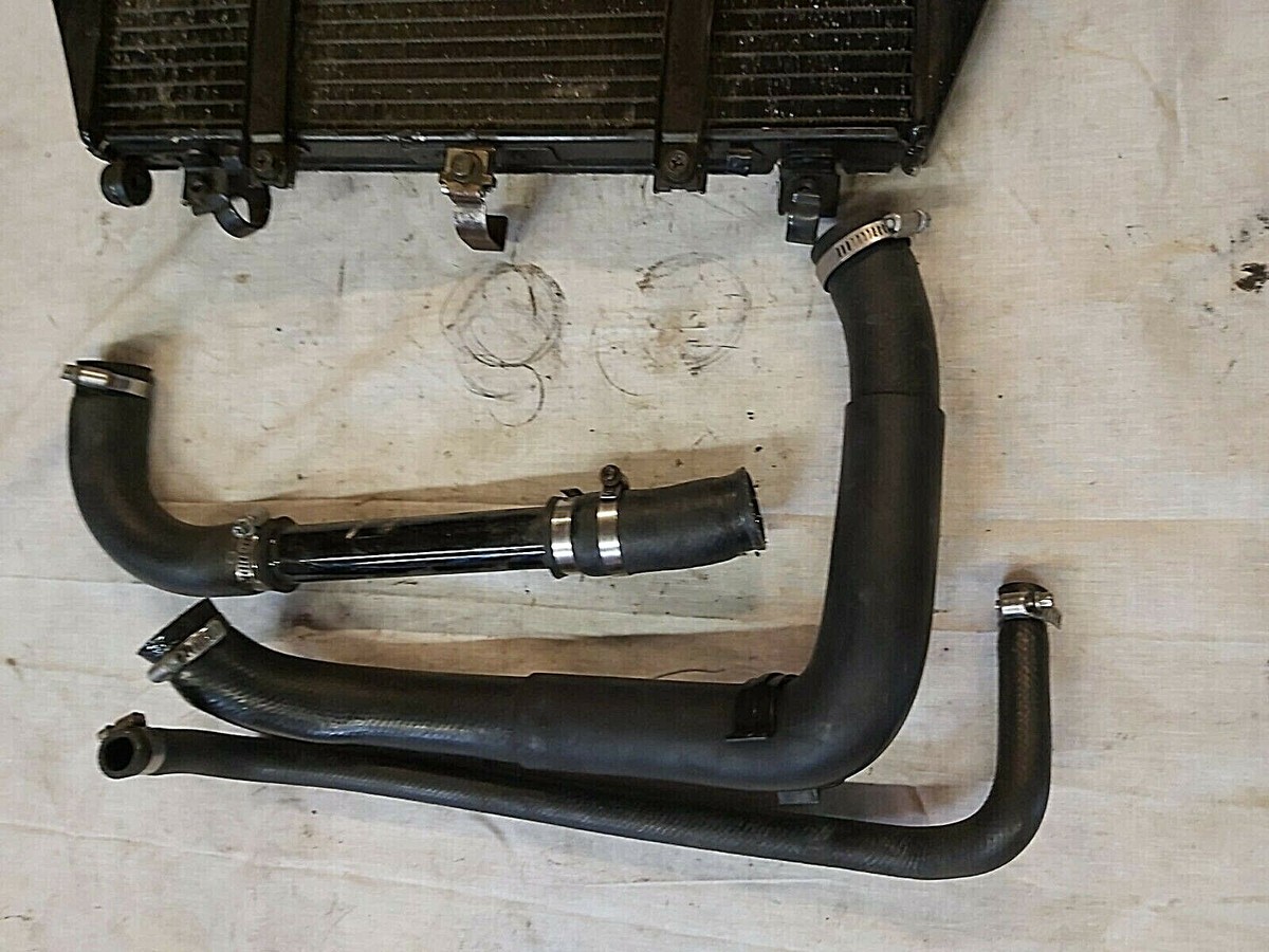 2005 Kawasaki Ninja Zx12R B2H Cooler Radiator with 2x Fans +