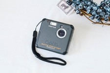 Pentax Optio 43WR Digital Camera + Strap + 2GB SD Card | Clean & Rare Square Des