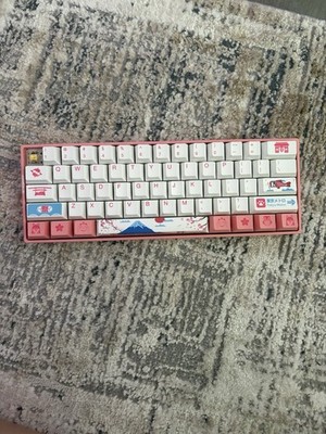 Akko Sakura Pink Mechanical Keyboard Custom Keycaps USB-C