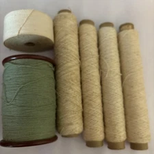 Hand Weaving Yarn Fiber Tatting? Gilt Edge silk Other Partials No Label See Pics