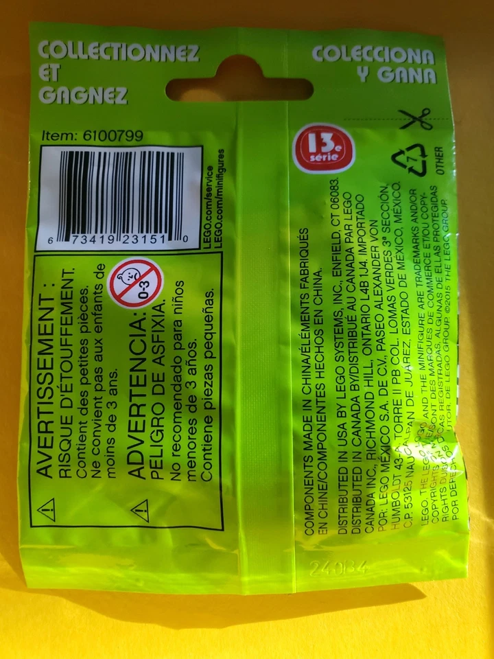 NUEVO RETIRADO LEGO 71008 Minifiguras Serie 13 Foto 2 de 3