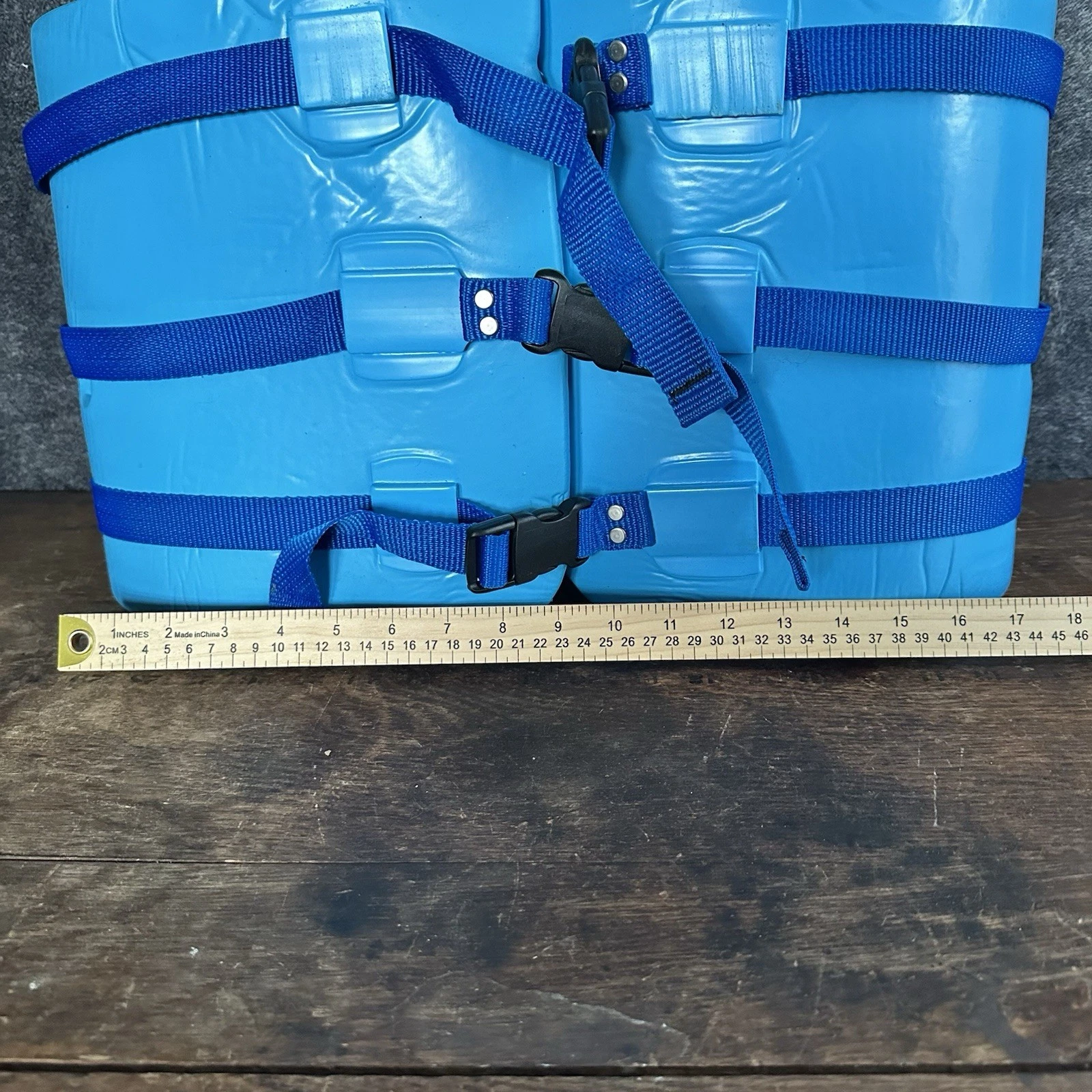 TRC Recreation Super Soft Life Jacket Medium Vinyl Coated Foam Swim Vest Blue - product detail image 5