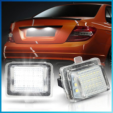 LED Kennzeichenbeleuchtung Canbus Mercedes C-Klasse W204 Zubeh&ouml;r Set 2 St&uuml;ck
