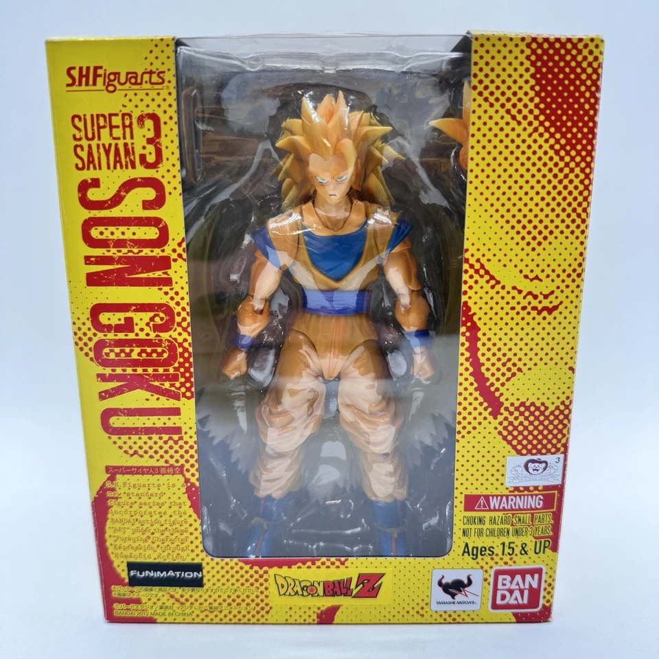 S.H. Figura de acción Figuarts Dragon Ball Z Super Saiyan 3 Son Goku Falta Halo Foto 2 de 4