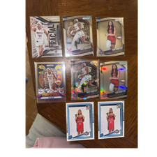 Panini Prizm / Donruss WNBA Kiki Iriafen Rookie 8-Card Lot 1 silver, 1 ice priz!
